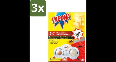 Vapona – Mierenlokdoos – Dubbele Insectenval - Bulkverpakking - 3 stuks