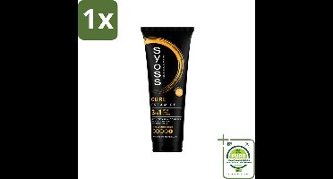 1 x Syoss - Curl Control - Gel - Voor Gedefinieerde Krullen - 250 ml - Krullen Gel - Stylinggel Krullen - Krullen Definieren - Krullen Fixeren - Anti-pluis Gel