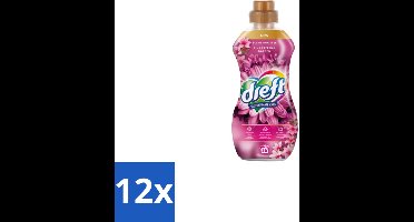 12 x Dreft – Pink Eternal Garden – Vloeibare Geurbooster – 720 ml – 36 wasbeurten - Wasmiddel Poeder - Frisheid Was - Kleurbescherming - Vezelbescherming - Anti-kreukwerking