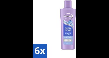Andrélon – Shampoo – Anti Roos – 250 ml - Voordeelverpakking - 6 stuks