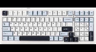 EPOMAKER xAULA F99 Wireless Mechanical Keyboard,Hot Swappable Gasket Customized Gaming Keyboard with Five Layers Filling, Bluetooth/2.4GHz/USB-C,RGB, 8000mAh Battery (Blue, Greywood Switch)