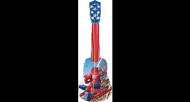 Lexibook, Spider-Man, My First Acoustic Guitar, 6 Nylon Strings, 53 cm, Includes Learning Guide, Blue/Red, K200SP