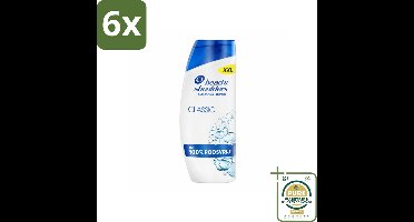 Head & Shoulders – Shampoo – Classic – 625 ml - Voordeelverpakking - 6 stuks - Gezonde hoofdhuid - Microbiome balance