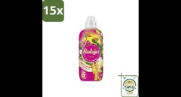 15 x Robijn – Wasverzachter – Tropical – 765 ml - Grootverpakking - Koffie - Koffiezetapparaat - Koffiezetapparaat
