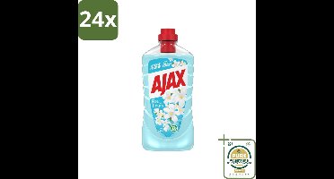 Ajax – Allesreiniger – Jasmijn - 1000 ml - Voordeelverpakking - 24 stuks - Schoonmaken - Vloer reinigen