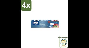 Toppits – Safeloc Zip-Diepvrieszakken – 3 Liter – 15 Zakjes - Voordeelverpakking - 4 stuks - Voedselbescherming - Herbruikbaar