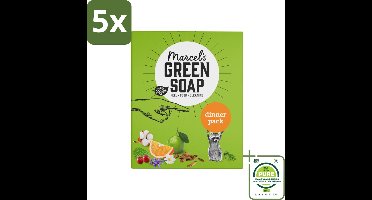 5 x Marcel's Green Soap - Dinner pack - Complete set - Perfect als cadeau - Grootverpakking - Schoonmaakpakket - Milieuvriendelijk Schoonmaken - Biologische Schoonmaak - Duurzame Schoonmaak - Cadeau Idee