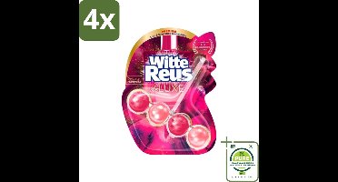 Witte Reus - DeLuxe Toiletblok - Delicate Magnolia - 1 Toiletblok - Voordeelverpakking - 4 stuks - Toiletblok - Geur