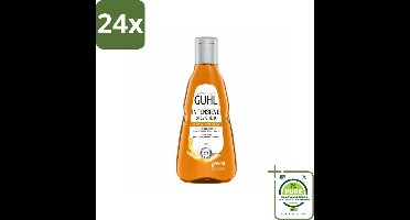 Guhl - Shampoo - Intensieve Stevigheid - 250 ml - Voordeelverpakking - 24 stuks - Haarversterkend shampoo - Volume shampoo