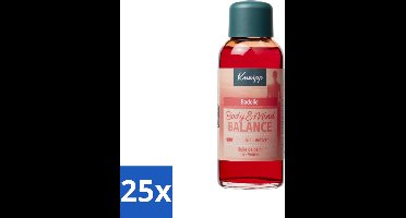 25 x Kneipp - Badolie - Body & Mind Balance - Iris & Vetiver - 100 ml - Badolie - Iris En Vetiver - Body And Mind Balance - Ontspanning - Energie