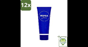 NIVEA - Crème - Tube - Verzorgend - Natuurlijke oliën - 100 ml - Voordeelverpakking - 12 stuks - NIVEA Crème - Verzorging
