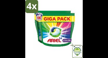 Ariel - 3in1 Wasmiddel Pods - Color - 100 Pods - Voordeelverpakking - 4 stuks - Wasmiddel pods - Ariel