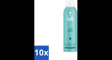 10 x Taft - Texturizing Spray - Aloe Boost - Lichtgewicht volume - 150 ml - Haarspray - Textuur Spray - Aloe Vera - Niacinamide - Volume Haar