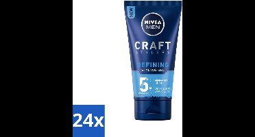 NIVEA MEN - Styling Gel - Matte Finish - 150 ml - Voordeelverpakking - 24 stuks