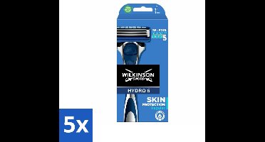5 x Wilkinson - Navulmesjes - Hydro 5 Skin Protection Scheermes Regular - Comfortabel - 1 mesje - Scheermesje - Hydro 5 - Huidbescherming - Scherpe Mesjes - Comfortabel Scheren
