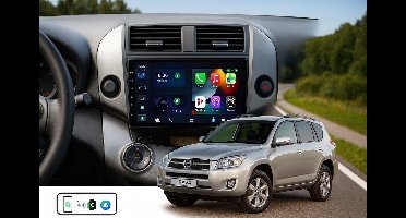 ADIVOX 9 inch T4 geschikt voor Toyota RAV4 2006-2011 Android 15 CarPlay/Auto/Wifi/DSP/RDS/5G/QLED/DAB+