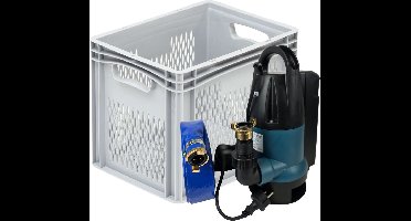 Deltaline Dompelpomp IPK + Slang 15 m - Dompelpomp / Waterpomp - Met Vlotter - 7500 l/h - 400W - Startklaar Pakket