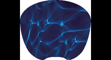 Q-CONNECT Muismat antislip zwembad blauw