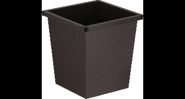 Vepabins Vierkanttapse papierbak - 27L - Zwart