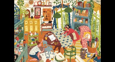 Jumbo legpuzzel 1000 stukjes Falcon werkplaats upcycling.