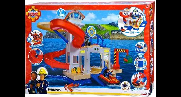 Simba Brandweerman Sam Ocean Rescue Station speelset met accessoires.