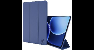 Hoes geschikt voor Xiaomi Redmi Pad 7 / 8 / 7 Pro / 8 Pro – Smart Cover met Tri-Fold Stand – Schokbestendig – Auto Wake/Sleep – TPU Backcase – Blauw