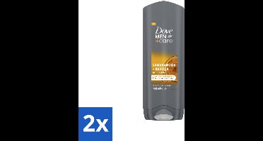 Dove – Douchegel – Men+Care Sandalwood & Vanilla – 250 ml - Voordeelverpakking - 2 stuks