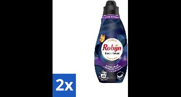 Robijn – Vloeibaar Wasmiddel – Klein & Krachtig Classics Black Velvet - 665 ml - Voordeelverpakking - 2 stuks
