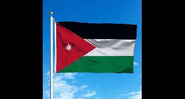 New Age Devi - 90x150cm - Jordani - Jordaanse vlag