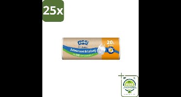 25 x Swirl – Pedaalemmerzakken – 20 L – Handvat – 20 zakken - Grootverpakking - Pedaalemmerzak - Emmerzak - Handvat - 20 L - Lekvrij