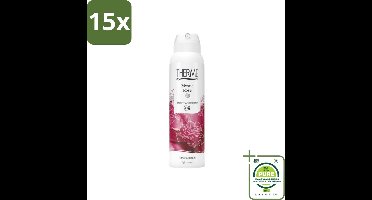15 x Therme – Anti-Transpirant – Mystic Rose – 150 ml - Grootverpakking - Anti-transpirant - Geur - Transpiratie - Geurprofiel - Bloemengeur