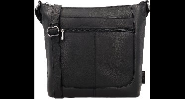 Beagles Benidorm Schoudertas - Crossbody - Dames - Praktisch - Tas - Leren Dames Tas - Zwart