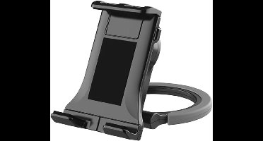 Allecta - Draaibare muurbevestigingsbeugel voor tablets en telefoons - Universele beugel voor keuken, badkamer en slaapkamer - Geschikt voor 4.7-11 inch apparaten - 1 stuk