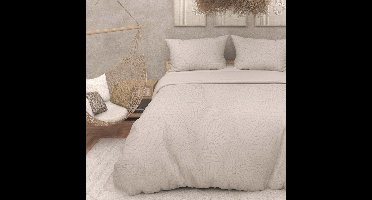 Boraboi® Luxe en ademende beddengoedset van 3D-microvezel voor ultiem slaapcomfort,nATUR,260 x 240 cm
