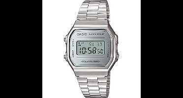 Casio Vintage Iconic A168WEM-7EF Unisex Horloge 36,3 mm - Zilverkleurig