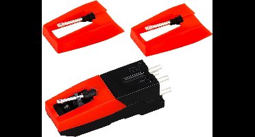 Cosensi - Platinablonen schijf met 2 stuks naald draaischijf pen reserveaccessoires vinylplaat