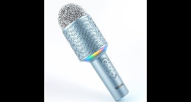 Sounix Draagbare Karaoke - Ingebouwde Speaker en Lichteffecten - Draadloos & Bluetooth - Blauw