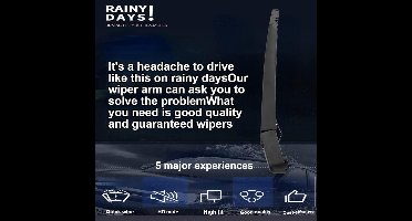 Ruitenwisser Montage: Achterruit & Voorruit Auto met Natuurrubber - Set van 2 Stuks - Opel ASTRA J 2009‑2017 Vervanging