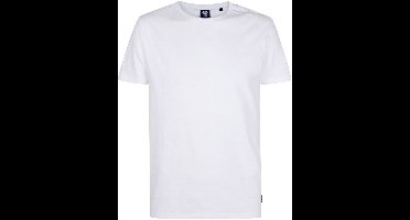 Petrol Industries - Heren Jersey T-shirt EclipseLuna - Wit - Maat XXL