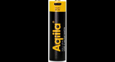 Aqiila Accu 18650 batterij oplaadbaar 3,7V, USB-C, 2000 mAh - 1 stuk oplaadbare Li-ion Lithium Batterij 18650 met USB C kabel