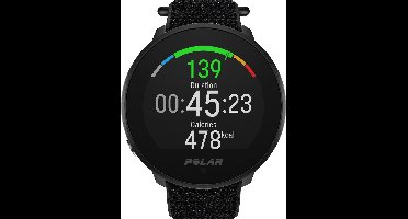 Polar Unite Fitnesshorloge en -tracker -  Zwart - Hook&Loop - M-L