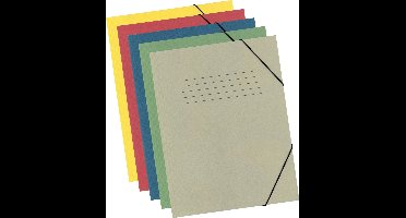 Kangaro elastomap - A4 - 300 grams - 5 stuks - assorti - K-2076-99