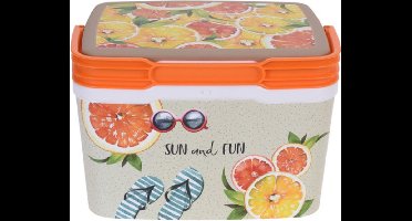 Koelbox - Sun and fun 5 liter - Koelboxen - zomerse print