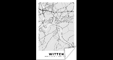 Poster Stadskaart - Duitsland - Witten - Plattegrond - Kaart - 20x30 cm