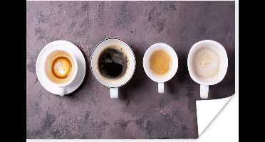 Poster Koffie - Keuken - Industrieel - 30x20 cm