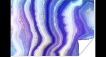 Poster Neon - Agaat steen - Abstract - 30x20 cm