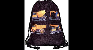 Gymtas - Zwemtas - Sporttas - Speelgoed tas - Rugzak - Bouwvoertuigen - Heckbo - 32x40cm