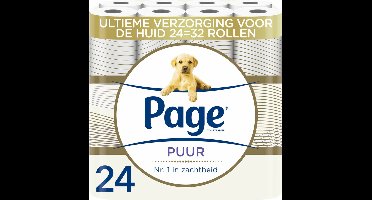 6x Page Toiletpapier Puur 3-laags 4 stuks