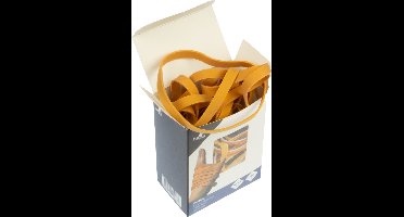 Kangaro elastiek - nr. 77 - 125 x 8,0 mm - 100 gram - naturel - K-5012-100