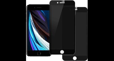 Screenprotector Geschikt voor iPhone 7 / 8 / SE 2022 Privacy Screenprotector 2 Pack